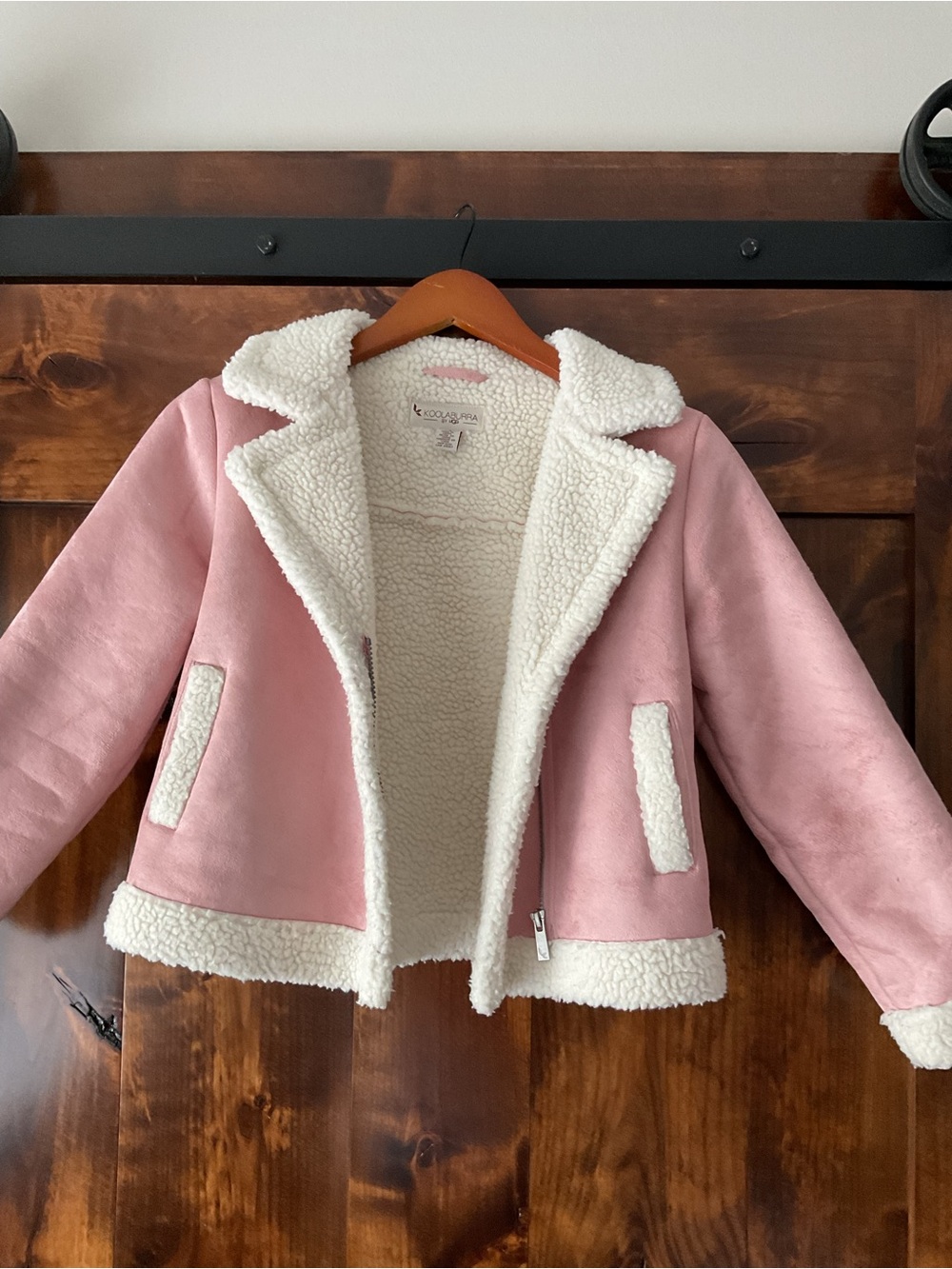 Koolaburra by UGG Pink Faux-Shearling Lined Jacket